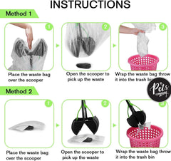 Folding Dog Poop Scooper (Assorted Color)